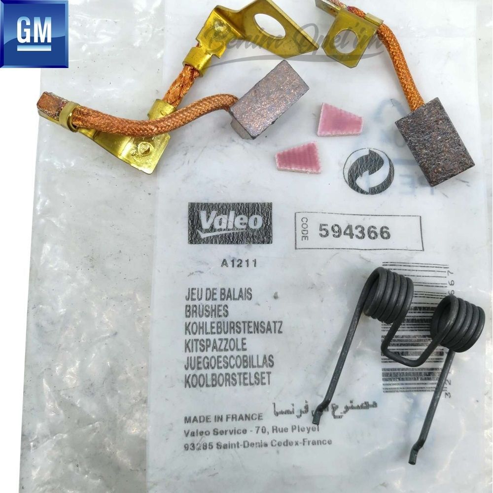 Elektrik | Opel Astra G, Corsa C Yaylı Marş Kömür Takımı GM Orijinal 594366V | 594366V | 