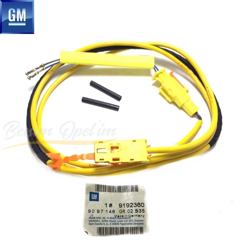 Elektrik | Opel Astra G Hava Yastığı Airbag Kablosu Sarı GM Orijinal 9097146 - 919236 | 9097146 | 