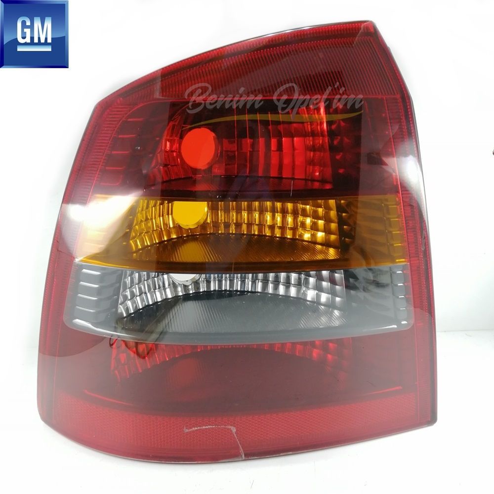 İç ve Dış Aydınlatma | Opel Astra G HB Njoy Komple Sol Arka Stop Lambası Koyu (JA) , (Hasarlı) GM Orijinal 1222073K - 93175668 | 1222073K | 