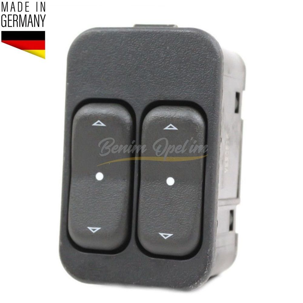 Elektrik | Opel Astra G İkili Sol Ön Cam Kaldırma Düğmesi Siyah İthal En İyi Kalite 6240107 | 6240107G | 