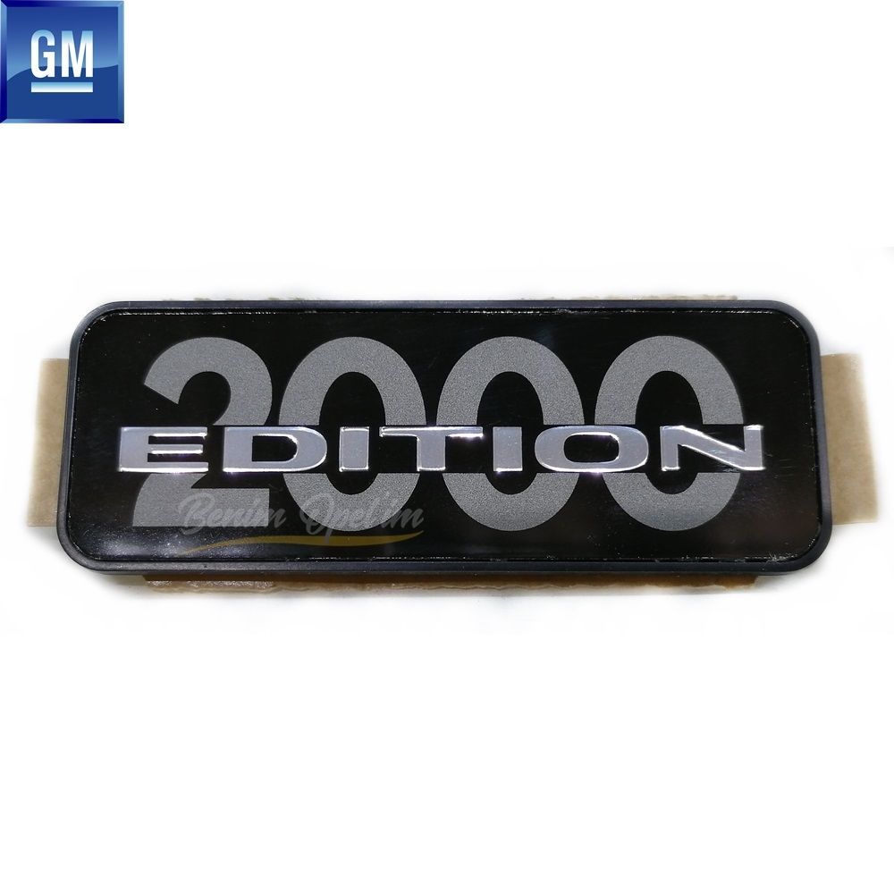 Amblem ve Yazı | Opel Astra G Ön Kapı Çıtası 2000 Edition Yazısı Siyah Gri GM Orijinal 171449 - 9195878 | 171449 | 