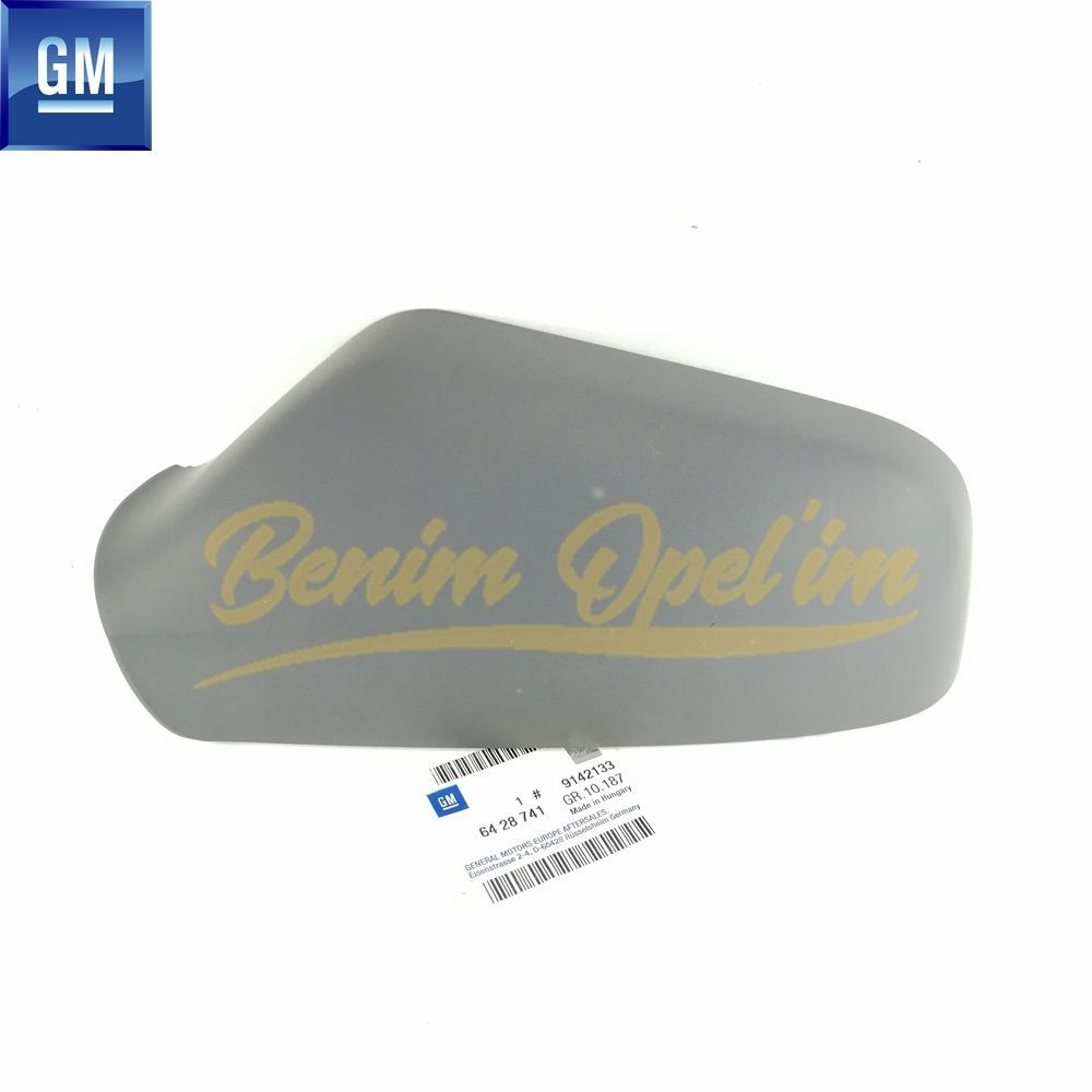 Ayna,Kapı ve Cam | Opel Astra G Sol Dış Dikiz Ayna Kapağı Astarlı GM Orijinal 6428741 - 9142133 | 6428741 | 