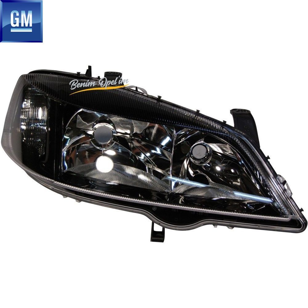 İç ve Dış Aydınlatma | Opel Astra G Spor Sağ Ön Far Füme N, Joy Cabrıo Coupe GM Orijinal 1216288 - 93175724 | 1216288 | 