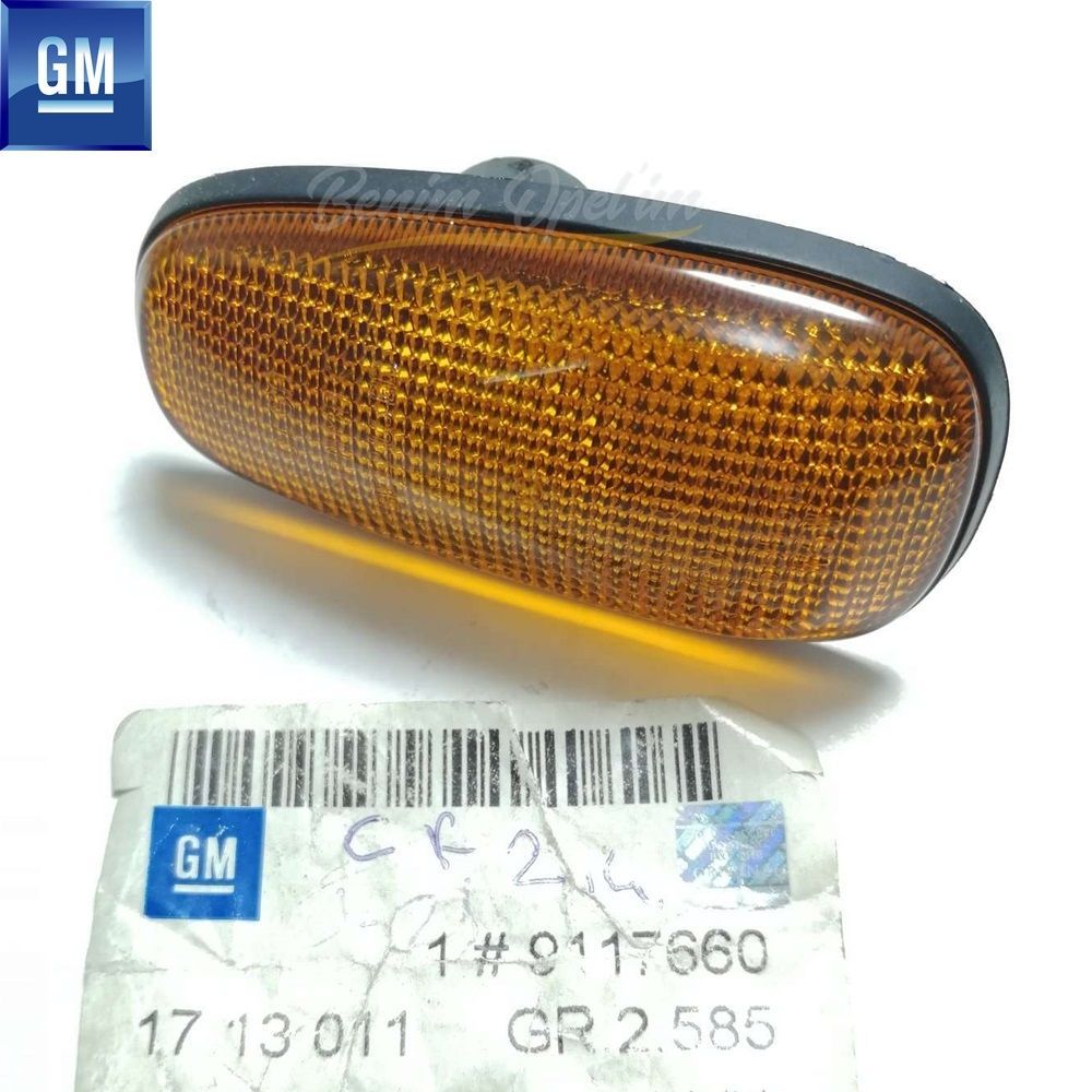İç ve Dış Aydınlatma | Opel Astra G, Zafira A Çamurluk Sinyali Sarı GM Orijinal 1713011 - 9117660 | 1713011 | 
