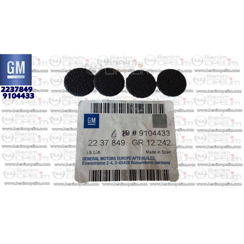 Karoseri İç Trim ve İç Parçalar | Opel Astra G, Zafira A Marşbiyel Klips GM Orijinal 2237849 - 9104433 | 2237849 | 