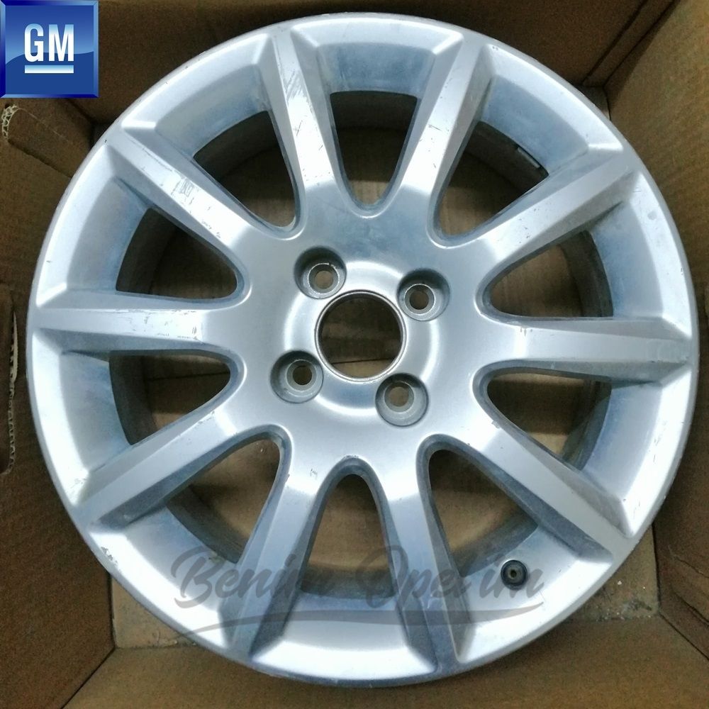 Dış Karoseri ve Kaporta | Opel Astra H Çelik Jant Gümüş Gri 10 Kollu 6.5Jx16 16 İnç Kod: YM 1 Adet Fiyatı GM Orijinal 1002126 - 13116621 | 1002126 | 