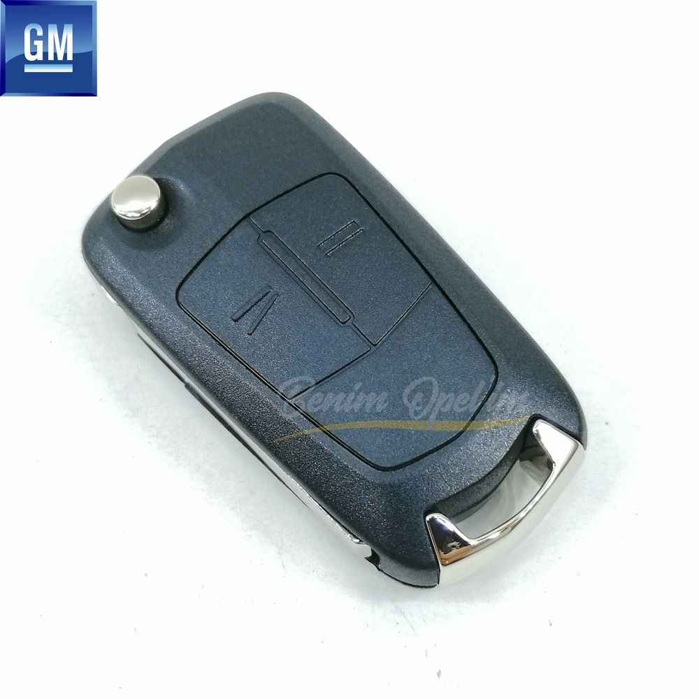 Elektrik | Opel Astra H, Corsa D, Zafira B Sustalı Uzaktan Kumanda Anahtarı İçi Dolu Transponderli Siyah 433 Mhz GM Orijinal 13149665 - 93178494 | 13149665 | 