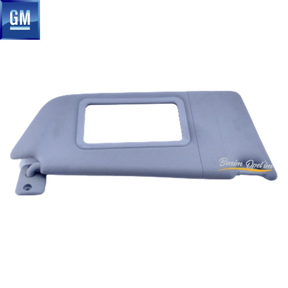 Karoseri İç Trim ve İç Parçalar | Opel Astra H Güneşlik Sağ Aynalı Gri GM Orijinal 1437042 - 13113045 | 1437042 | 