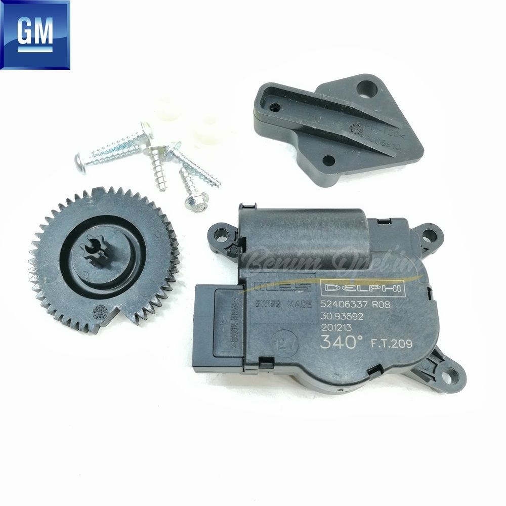 Havalandırma ve Klima Aksamı | Opel Astra H Kalorifer Tevzi Kapağı Yönlendirme Motoru GM Orijinal 13175552 - 1845760 | 13175552 | 