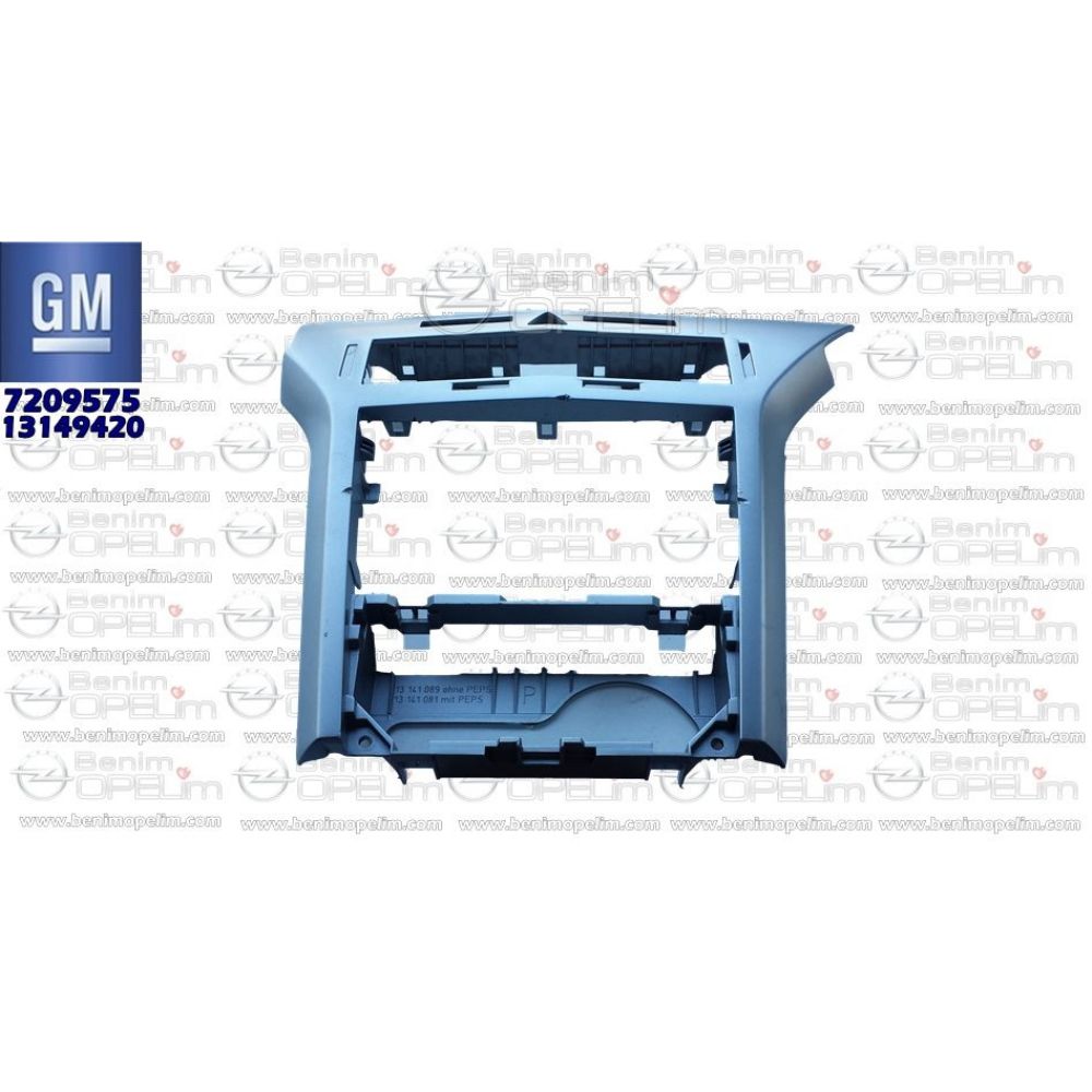 Karoseri İç Trim ve İç Parçalar | Opel Astra H Komple 4 Delikli Orta Göğüs Çerçevesi Gri GM Orijinal 7209575 - 13149420 | 13149420 | 