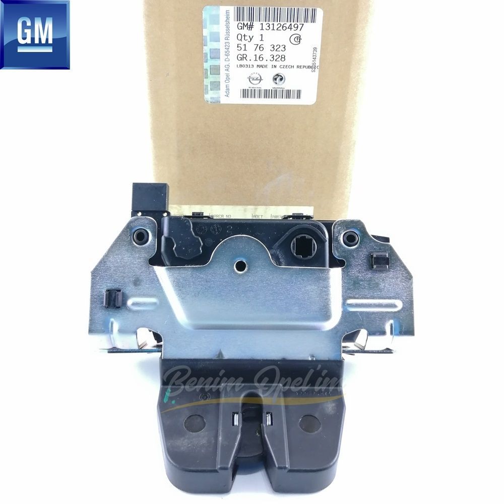 Ayna,Kapı ve Cam | Opel Astra H Komple Arka Bagaj Kapağı Kilidi GM Orijinal 5176323 - 13126497 | 5176323 | 