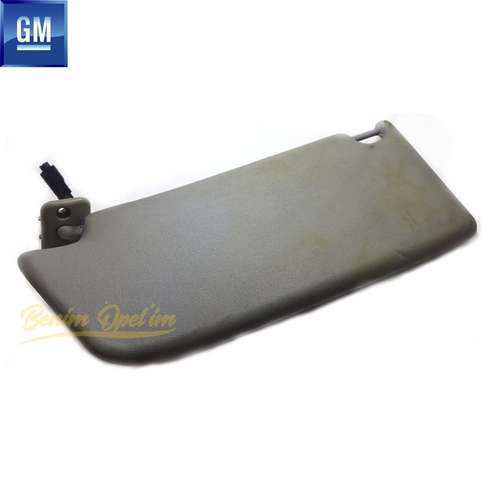 Karoseri İç Trim ve İç Parçalar | Opel Astra H Sağ Işıklı Ve Aynalı Güneşlik Gri GM Orijinal 1437070. - 13233498 | 1437070. | 