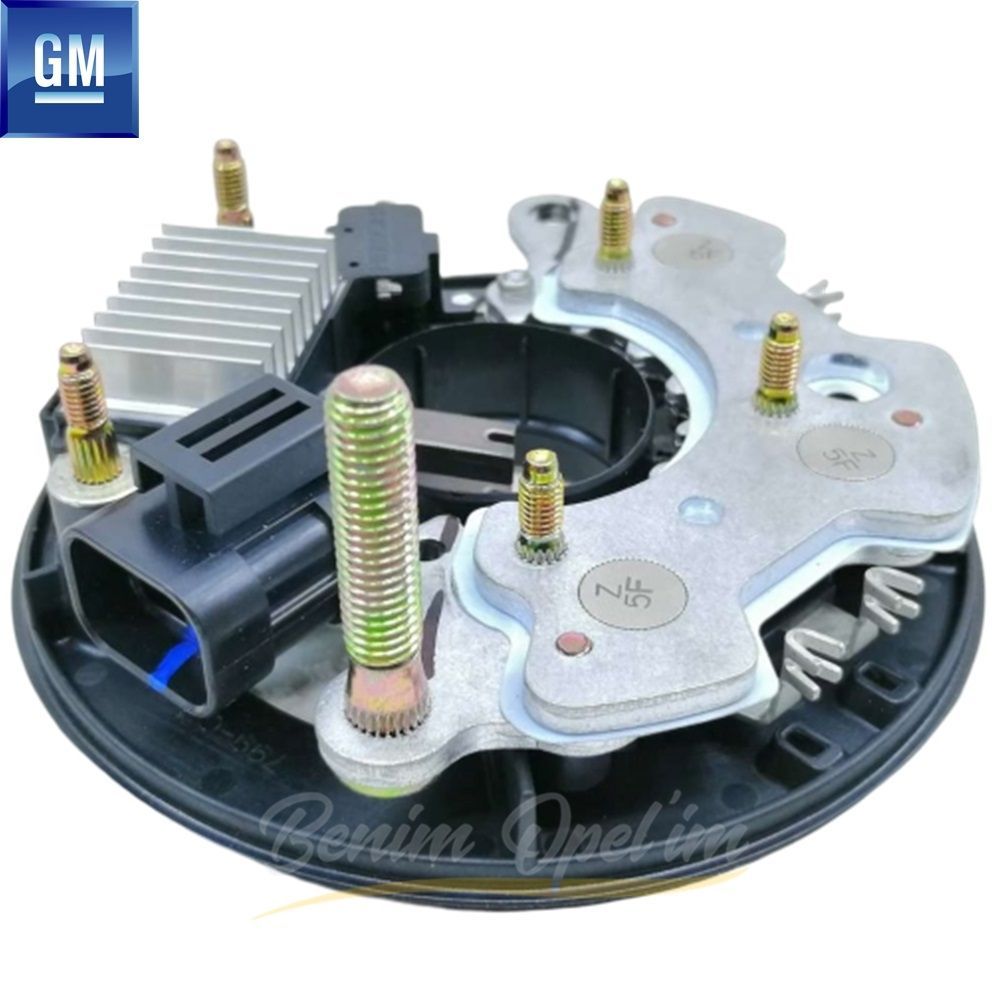 Elektrik | Opel Astra H Şarj Dinamo Diyot Tablası Ve Regülatörü GM Orijinal 6205434 - 97369594 | 6205434 | 