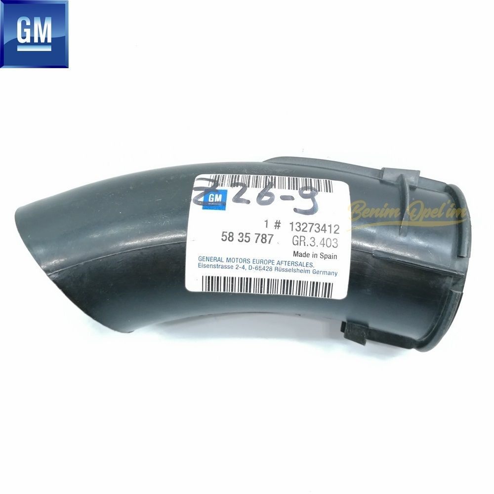 Havalandırma ve Klima Aksamı | Opel Astra H, Zafira B Hava Filtresi Giriş Borusu 1.6/1.8 GM Orijinal 5835787 - 13273412 | 5835787 | 