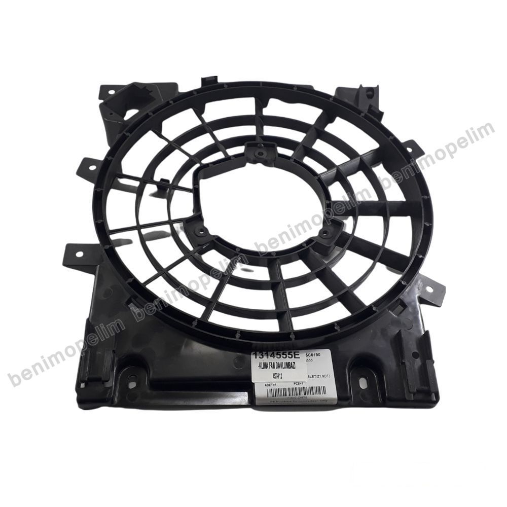 Havalandırma ve Klima Aksamı | Opel Astra H, Zafira B Klima Fan Davlumbazı 1.3 Dizel 1314555 - 13130010 | 1314555 | 