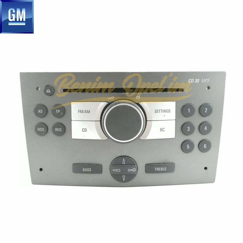 Elektrik | Opel Astra H, Zafira B Komple Cd Çalar Ve Radyo Teyp Gri Mp3 Uch, Uk6 (Cd 30) GM Orijinal 13154304 - UCH-UK6 | 13154304 | 