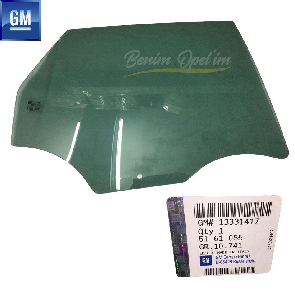 Ayna,Kapı ve Cam | Opel Astra J 2013 Sağ Arka Kapı Camı Koyu Tonlu GM Orijinal 5161055 - 13331417 | 5161055 | 