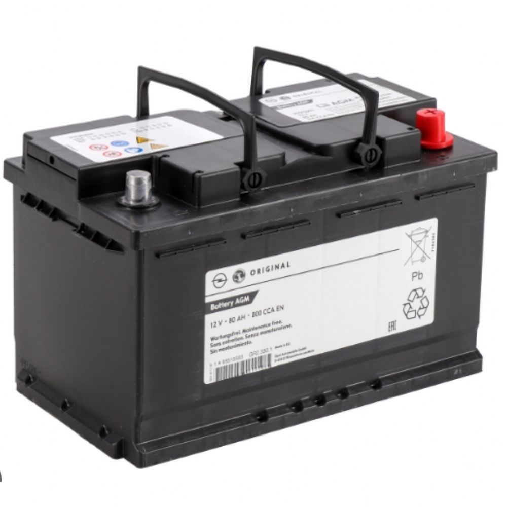 Elektrik | Opel Astra J Akü 80 Amper GM Orijinal 1201040 - 13575153 | 1201040 | 
