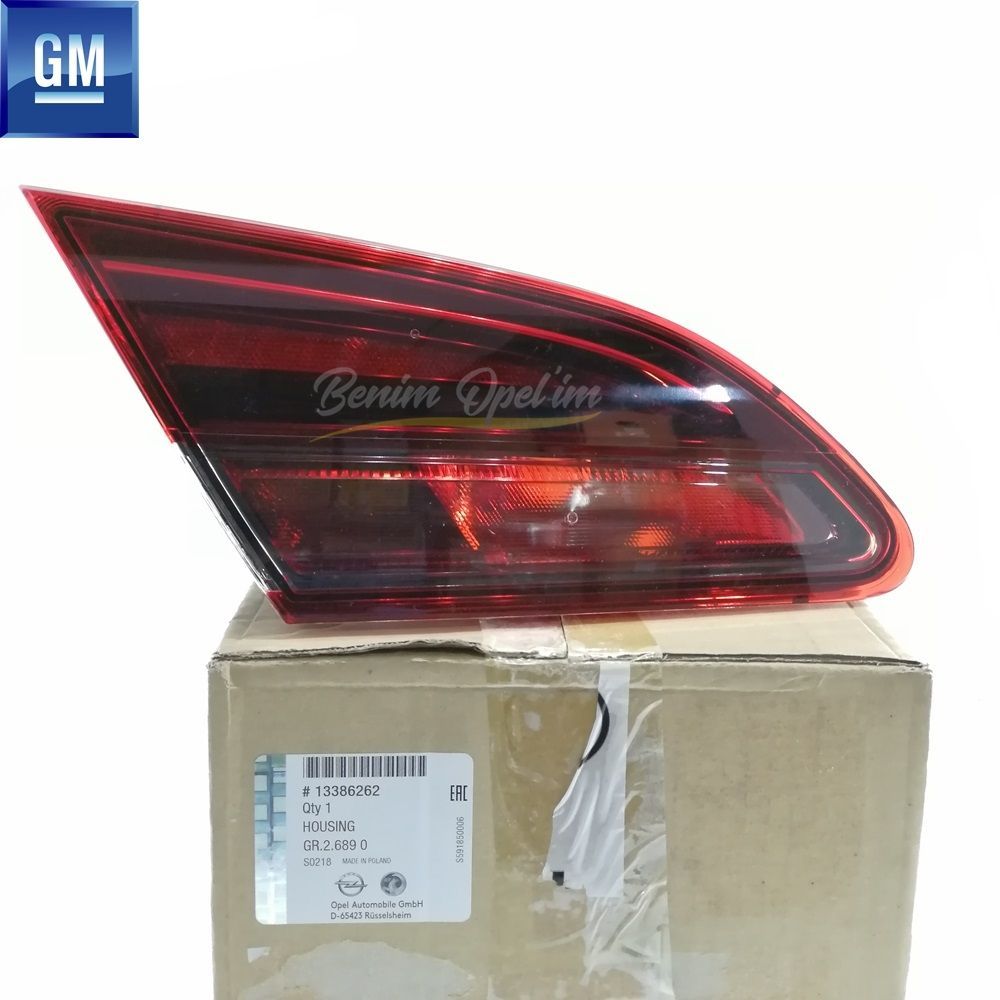 İç ve Dış Aydınlatma | Opel Astra J Gtc Sol Arka İç Stop Lambası Kırmızı ledli GM Orijinal 13386262 - 1222295 | 13386262 | 