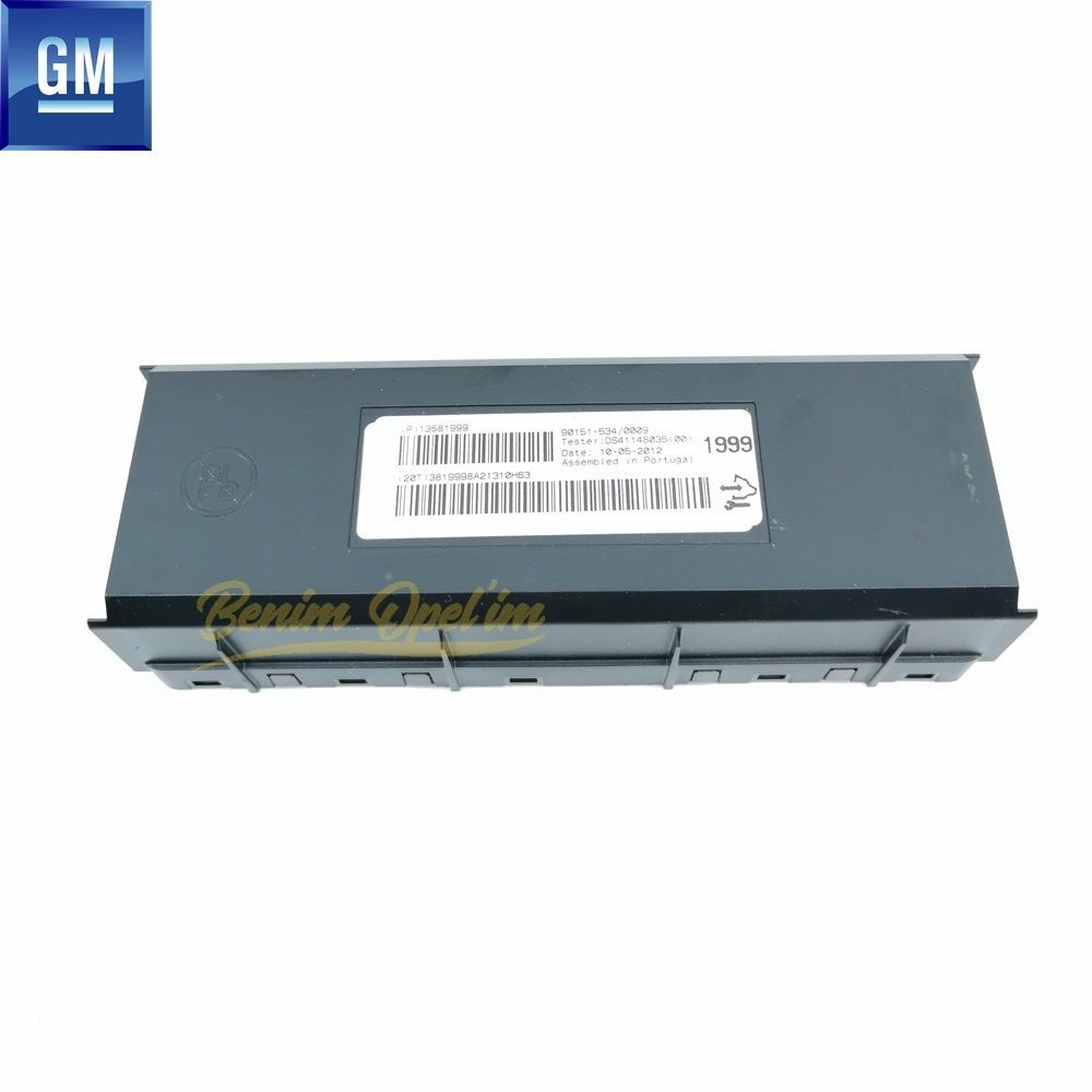 Elektrik | Opel Astra J Klima Kontrol Ünitesi Beyni GM Orijinal 1822332 - 13581999 | 1822332 | 