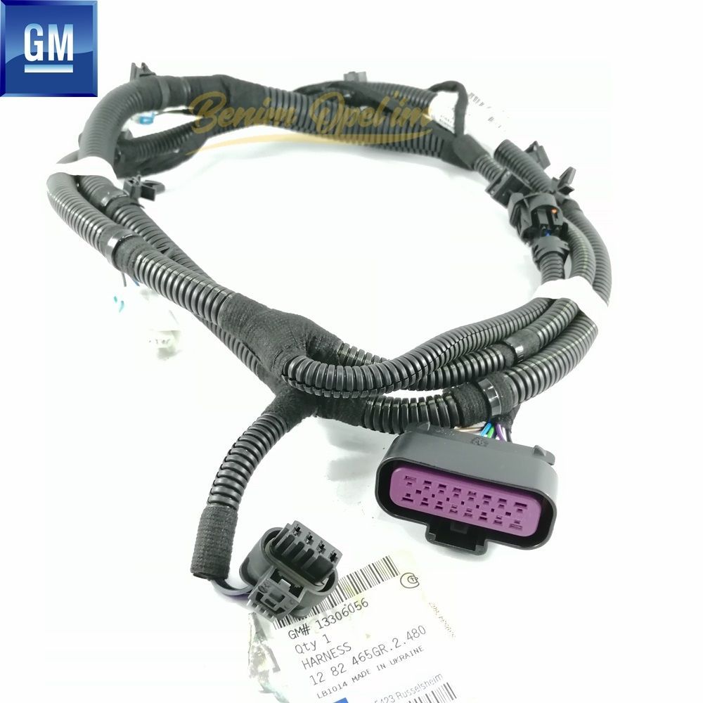 Elektrik | Opel Astra J Komple Ön Sis Farı Kablo Tesisatı GM Orijinal 1282465 - 13306056 | 1282465 | 