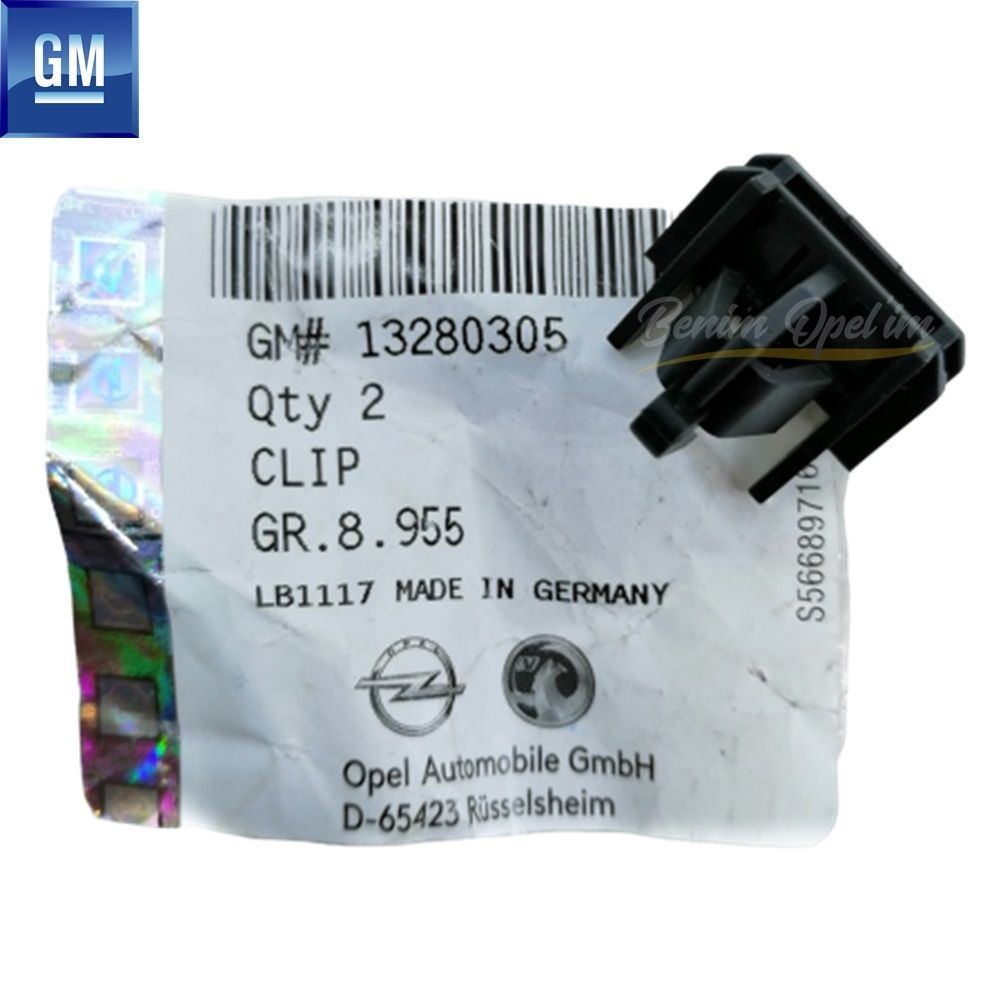 Ayna,Kapı ve Cam | Opel Astra J Ön Cam Kenar Çıta Klipsi GM Orijinal 13280305 - 168107 | 13280305 | 