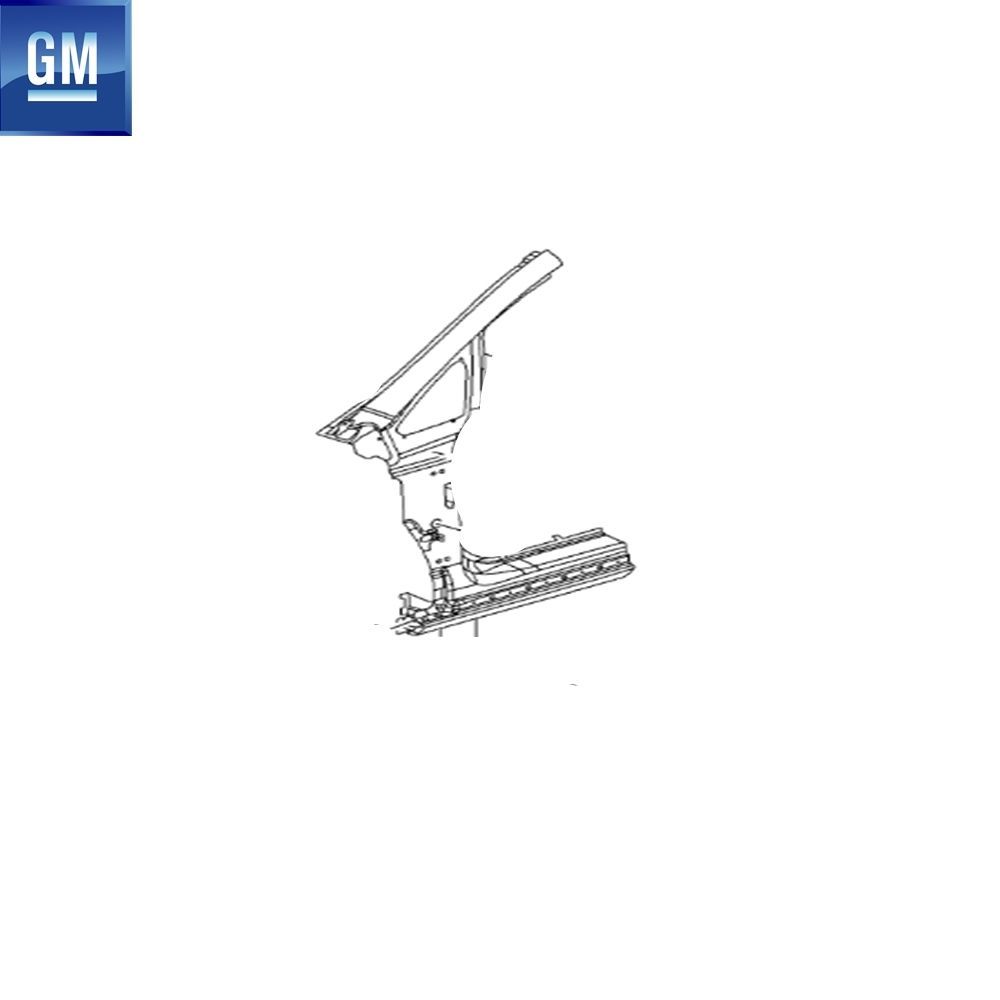 Dış Karoseri ve Kaporta | Opel Astra J Sağ Ön Direk Dış Sacı GM Orijinal 120370 - 13442635 | 13442635 | 