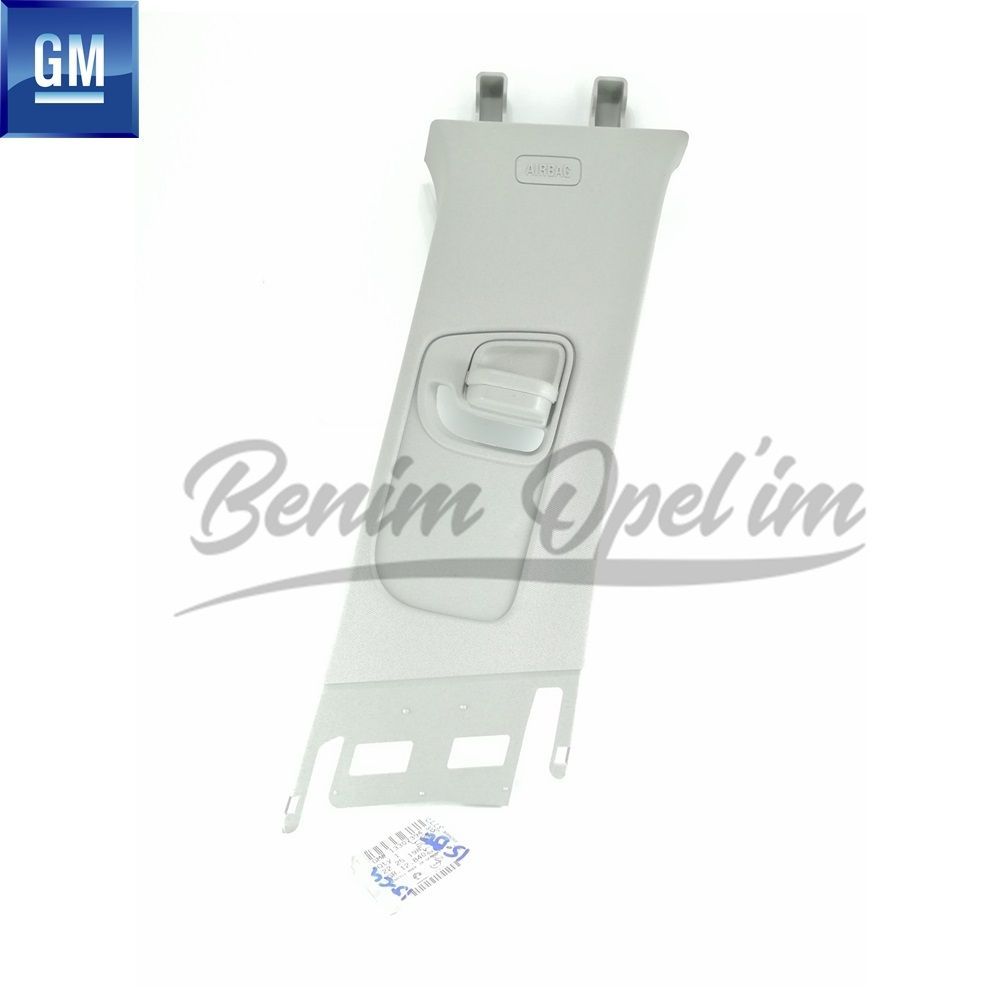 Karoseri İç Trim ve İç Parçalar | Opel Astra J Sağ Üst Orta Direk İç Bakaliti Açık Gri (Yan Airbag Kapağı) GM Orijinal 2225198 - 13307394 | 2225198 | 
