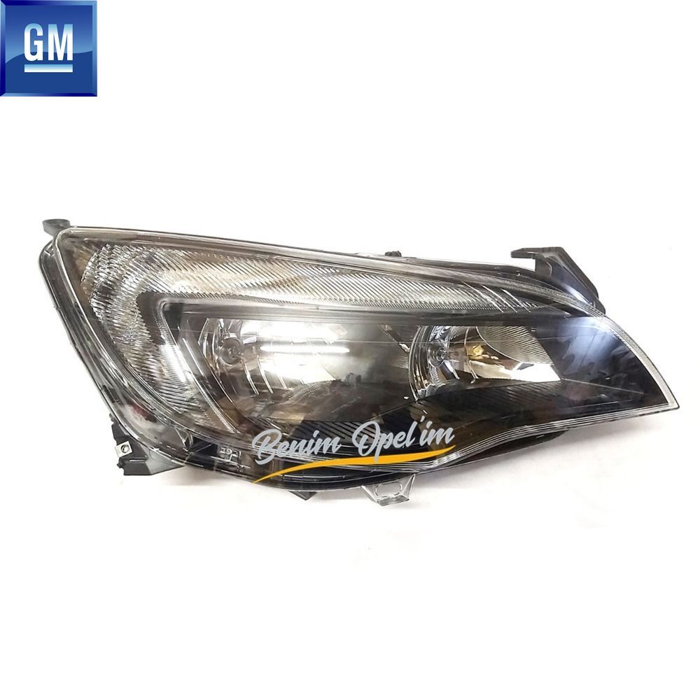 İç ve Dış Aydınlatma | Opel Astra J Sport Sağ Far Füme Halojen Komple (AB5) GM Orijinal 13297723 - 1216220 | 13297723 | 