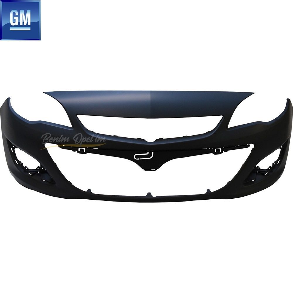 Dış Karoseri ve Kaporta | Opel Astra J Su Fıskiyesiz Ve Sensörsüz Ön Tampon Astarlı GM Orijinal 1401032 - 13364614 | 1401032 | 