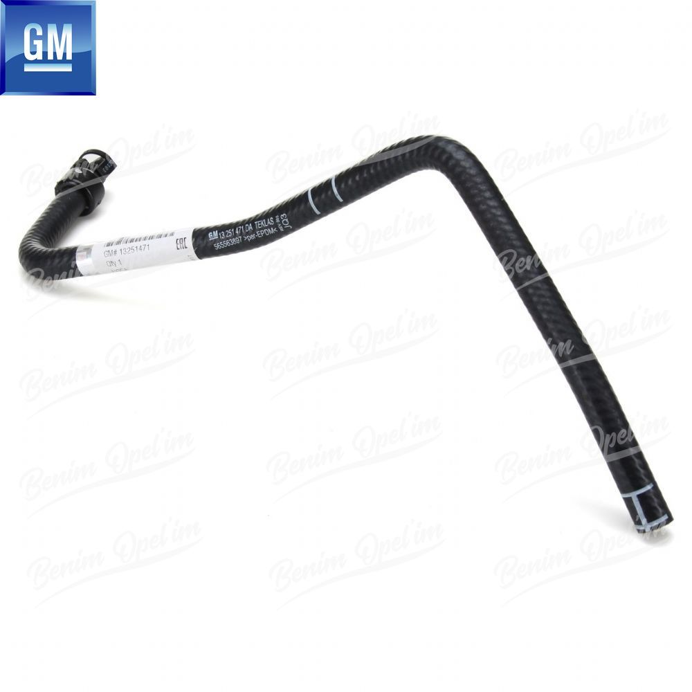 Soğutma ve Radyatör | Opel Astra J Termostat Gaz Boşaltma Hortumu 1.4 (A14XER B14XER) GM Orijinal 1336368 - 13251471 | 1336368 | 