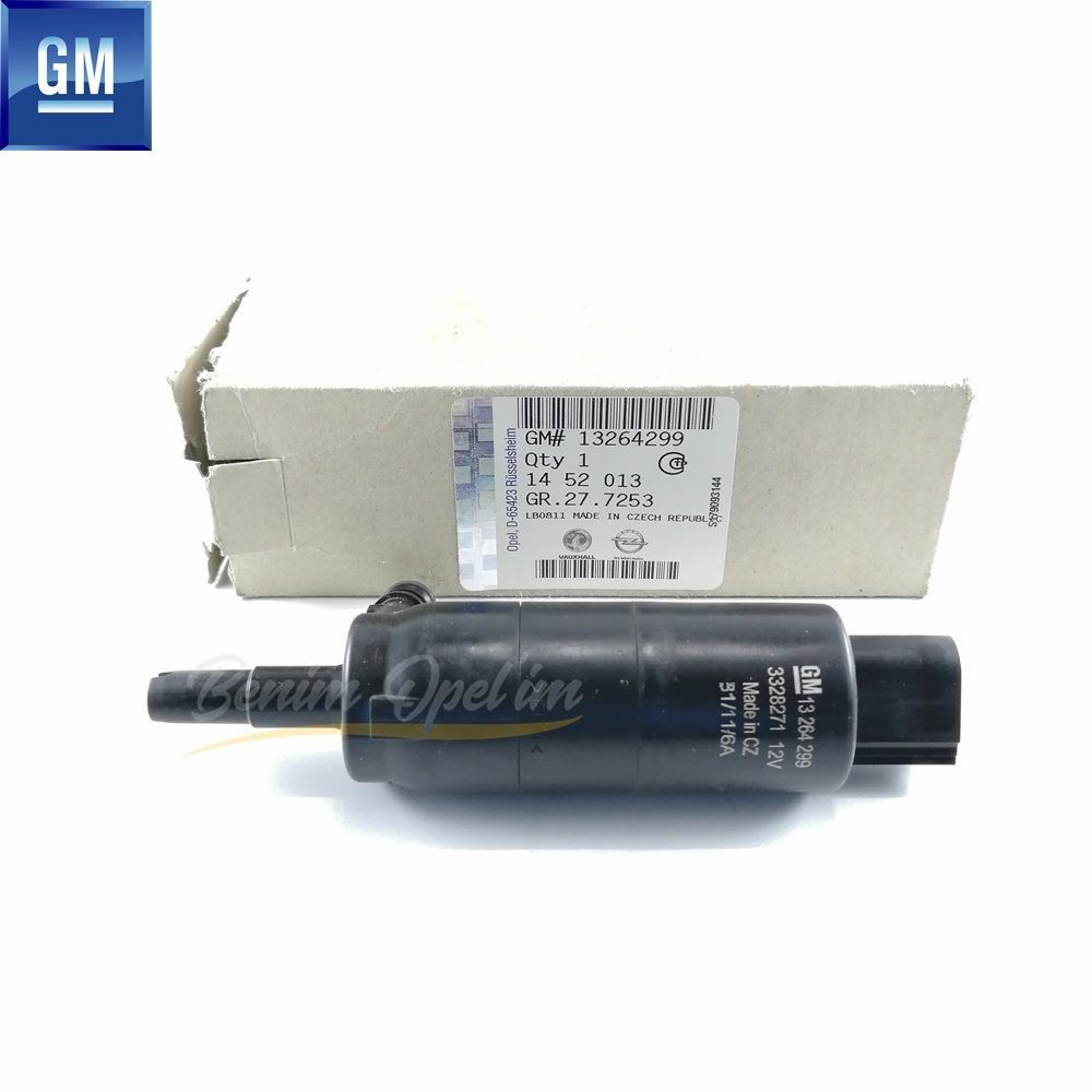 Elektrik | Opel Astra J, Zafira C Ön Far Su Fıskiye Motoru 12V. GM Orijinal 1452013 - 13264299 | 1452013 | 