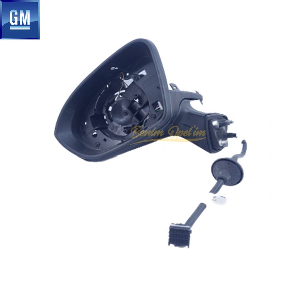 Ayna,Kapı ve Cam | Opel Astra K Elektrikli Sol Dış Dikiz Aynası Manuel Katlanır GM Orijinal 39111554 - 13453478 | 39111554 | 