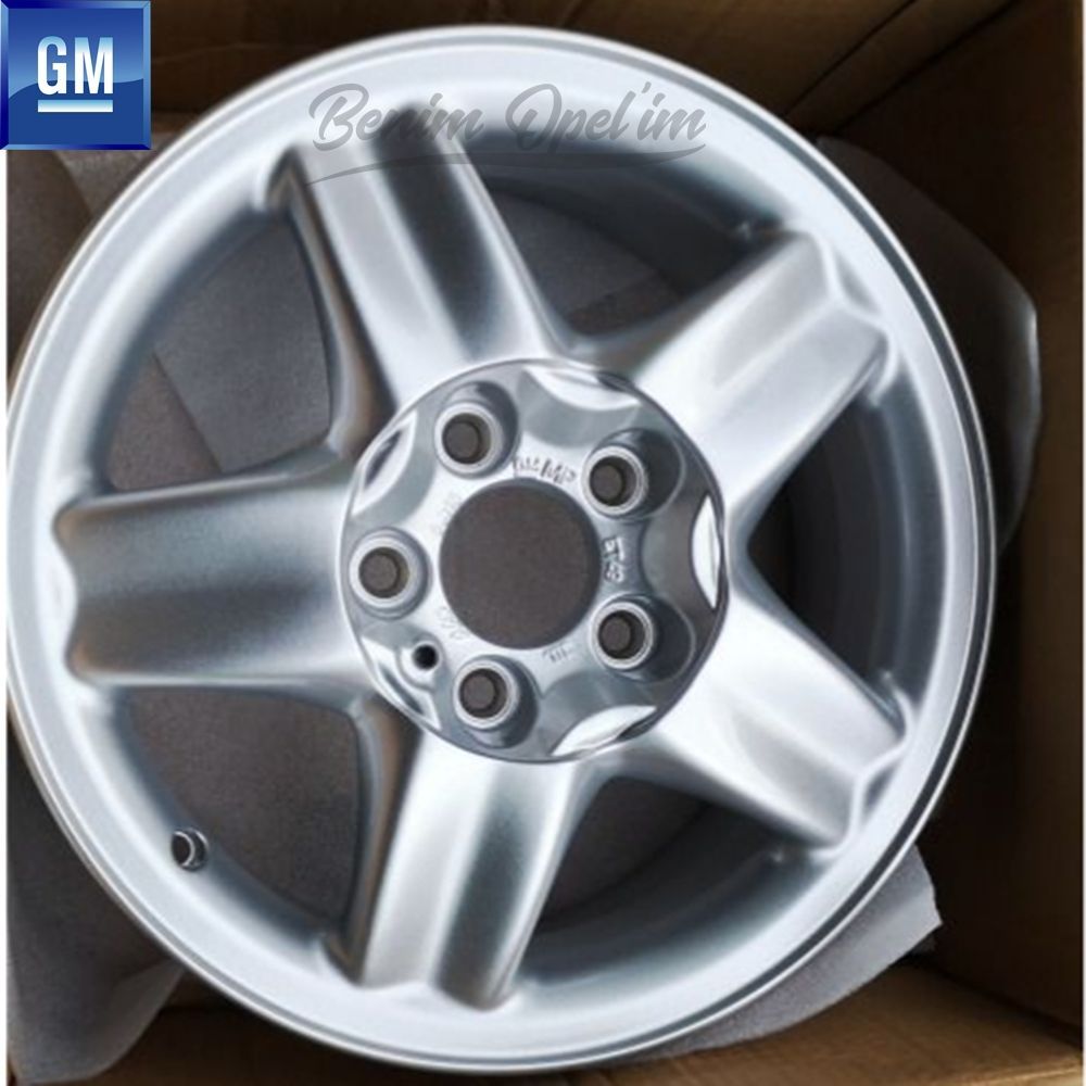 Dış Karoseri ve Kaporta | Opel Calibra, Vectra B Çelik Jant Gümüş Gri 5 Bijonlu 6Jx15 İnç Kod: Mp 1 Adet Fiyatı GM Orijinal 1002461 - 9118623 | 1002461 | 