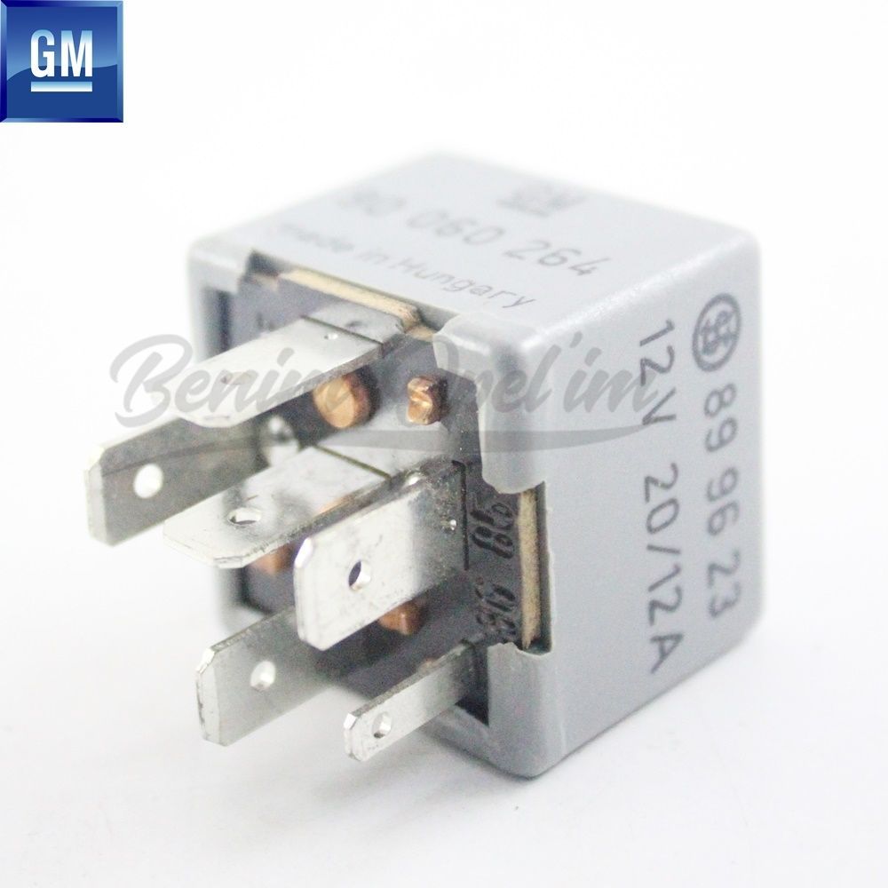 Elektrik | Opel Çok Amaçlı Role 6 Fişli Gri 12V 20/12A (Sinyal+Fan+Isıtma+İmmobilizer) GM Orijinal 1238554 - 90060264 | 1238554 | 