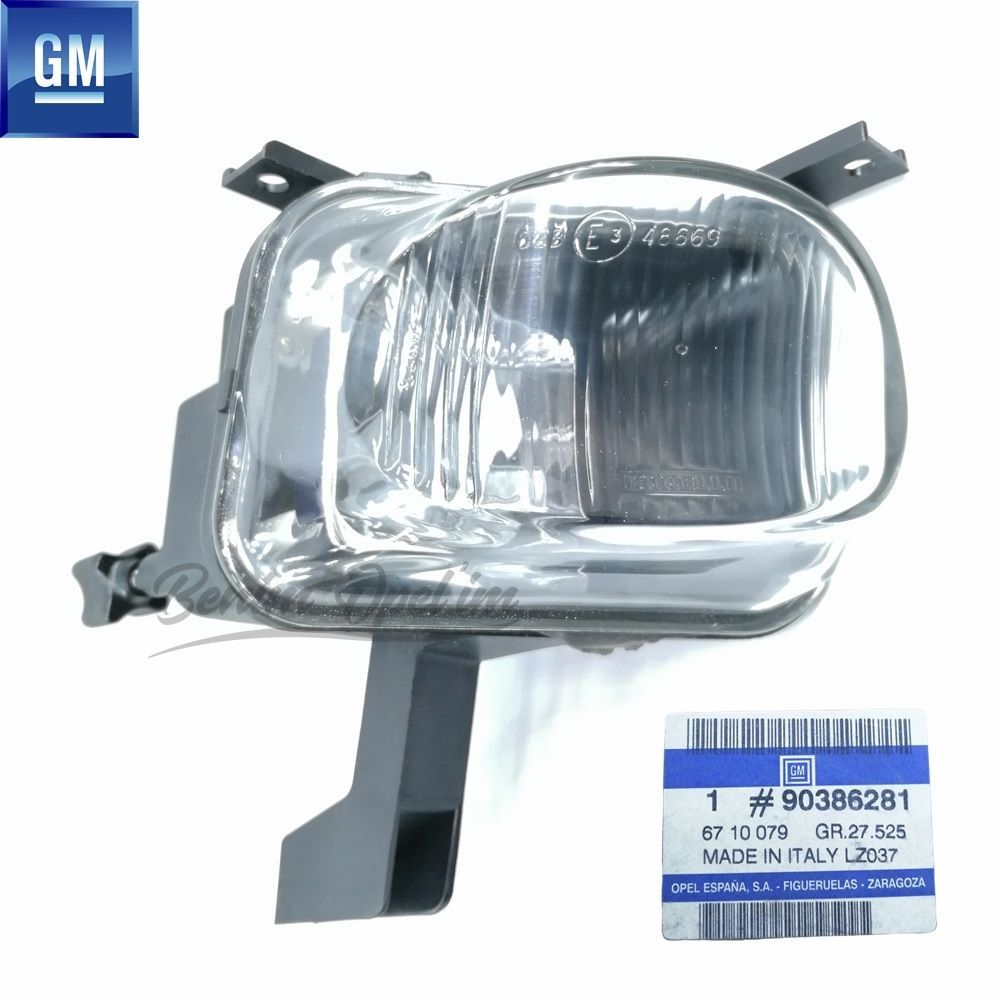İç ve Dış Aydınlatma | Opel Corsa B Gsi Komple Sağ Ön Sis Lambası GM Orijinal 6710079 - 90386281 | 6710079 | 