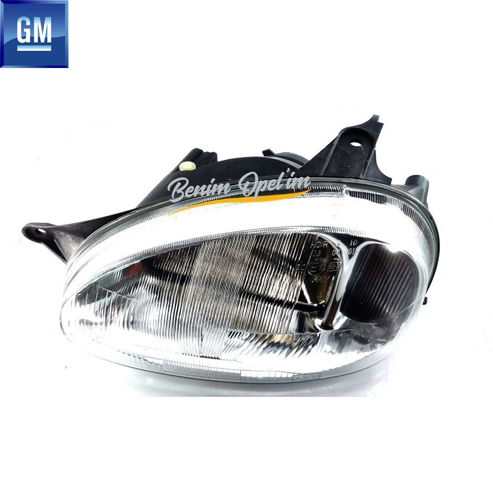 İç ve Dış Aydınlatma | Opel Corsa B Sol Ön Far Motorsuz Valeo GM Orijinal 1216488 - 90444786 | 1216488 | 