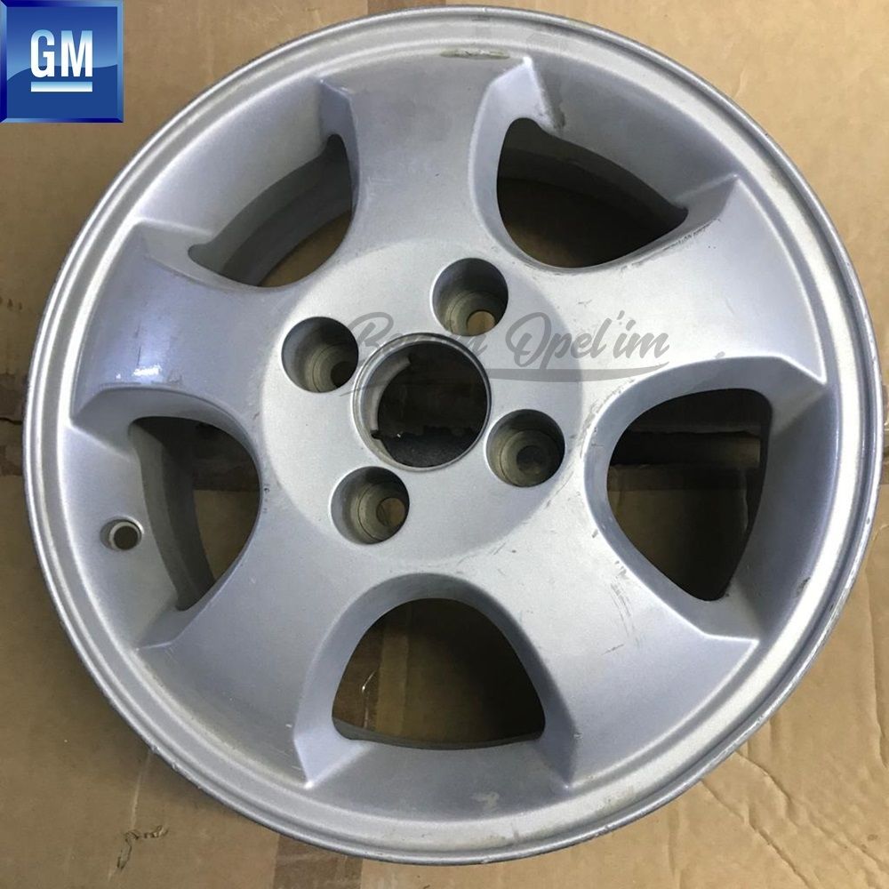 Dış Karoseri ve Kaporta | Opel Corsa B, Tigra A Çelik Jant Gümüş Gri 4 Bijonlu 5.1/2Jx14İnç Kod: Et49 1 Adet Fiyatı GM Orijinal 1002025 - 9192839 | 1002025 | 