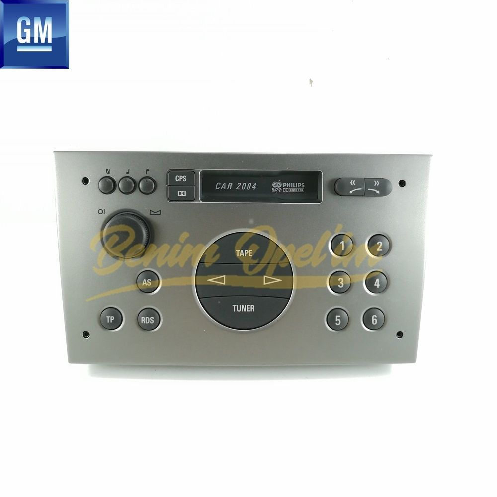 Elektrik | Opel Corsa C, Combo C Radyo Kasetçalar Teyp Gümüş Gri (Car 2004 Uu1) GM Orijinal 1780171 - 9196000 | 1780171 | 