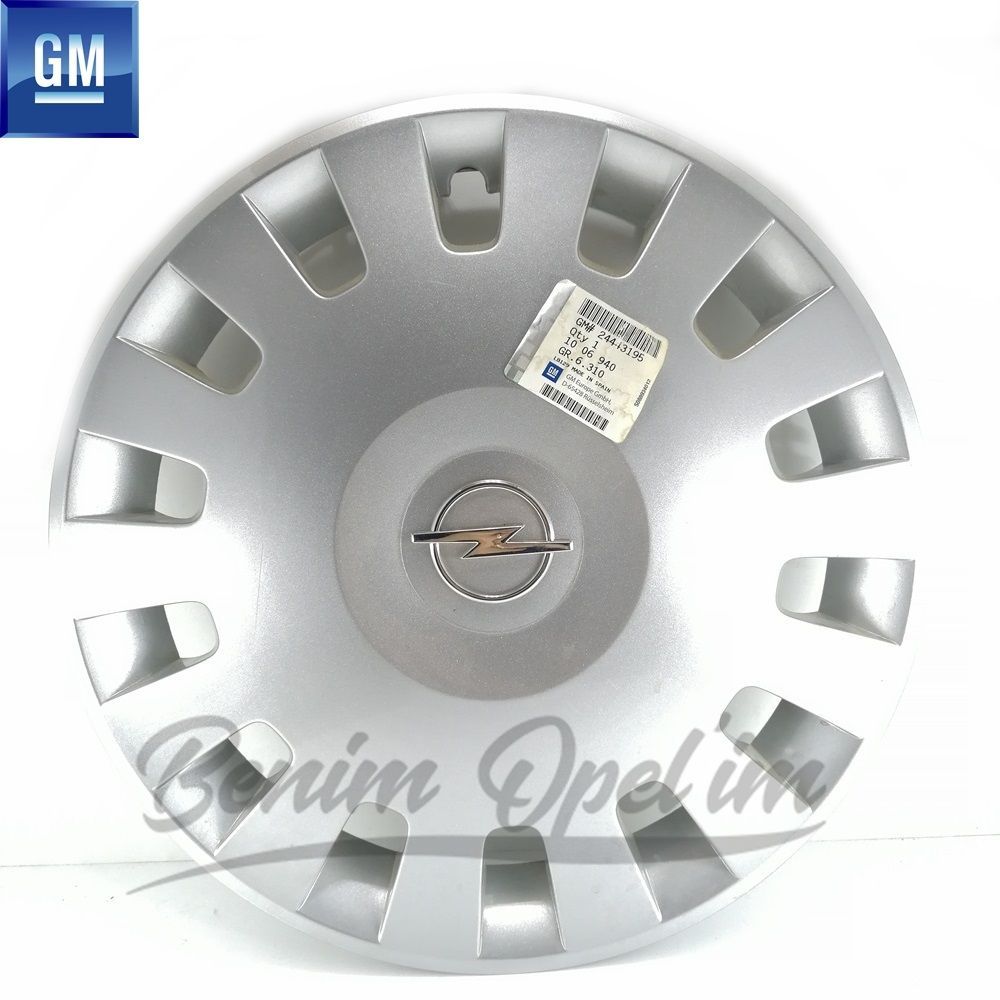 Dış Karoseri ve Kaporta | Opel Corsa C Enjoy Amblemli Jant Kapağı Gümüş Gri 5.5Jx14 14 İnç Kp 1 Adet Fiyatı GM Orijinal 24443195 - 1006940 | 24443195 | 