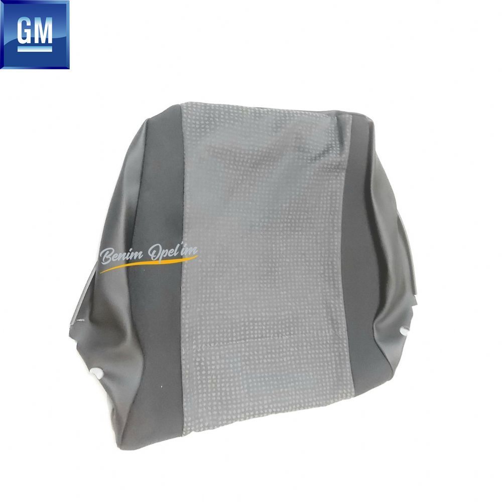 Orijinal Koltuk Kılıfı | Opel Corsa C Ön Koltuk Kılıfı Siyah Gri Desenli GM Orijinal 7256952 - 13206925 | 7256952 | 