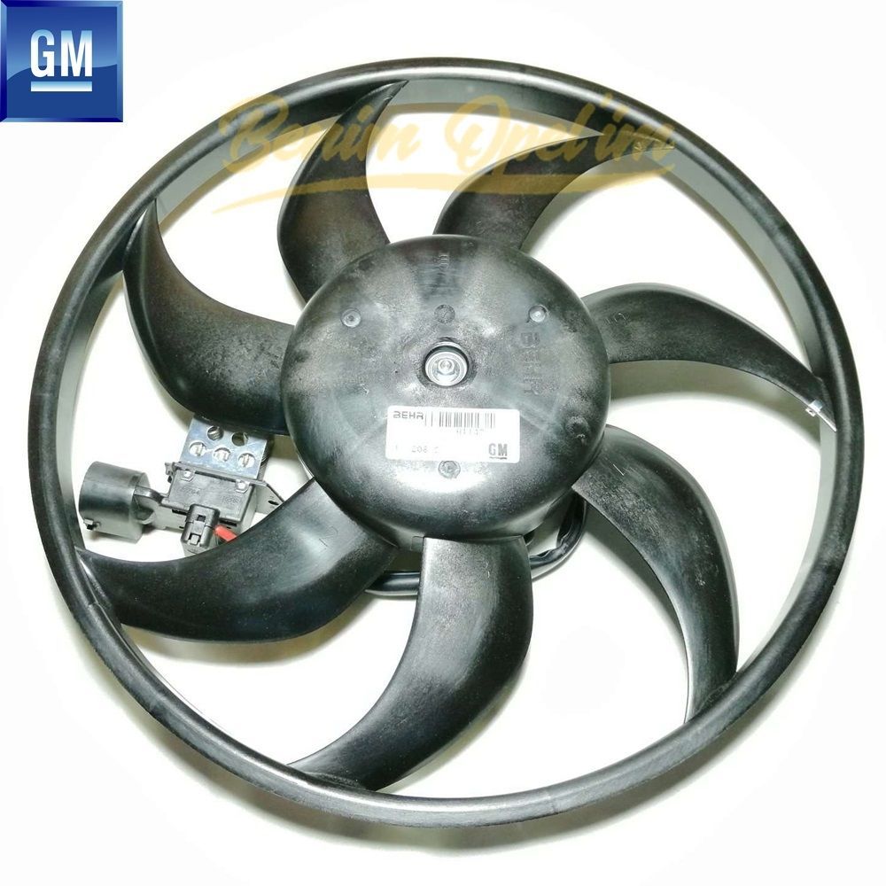Soğutma ve Radyatör | Opel Corsa C, Tigra B Komple Radyatör Fan Motoru 1.3 GM Orijinal 1341388 - 13208239 | 1341388 | 