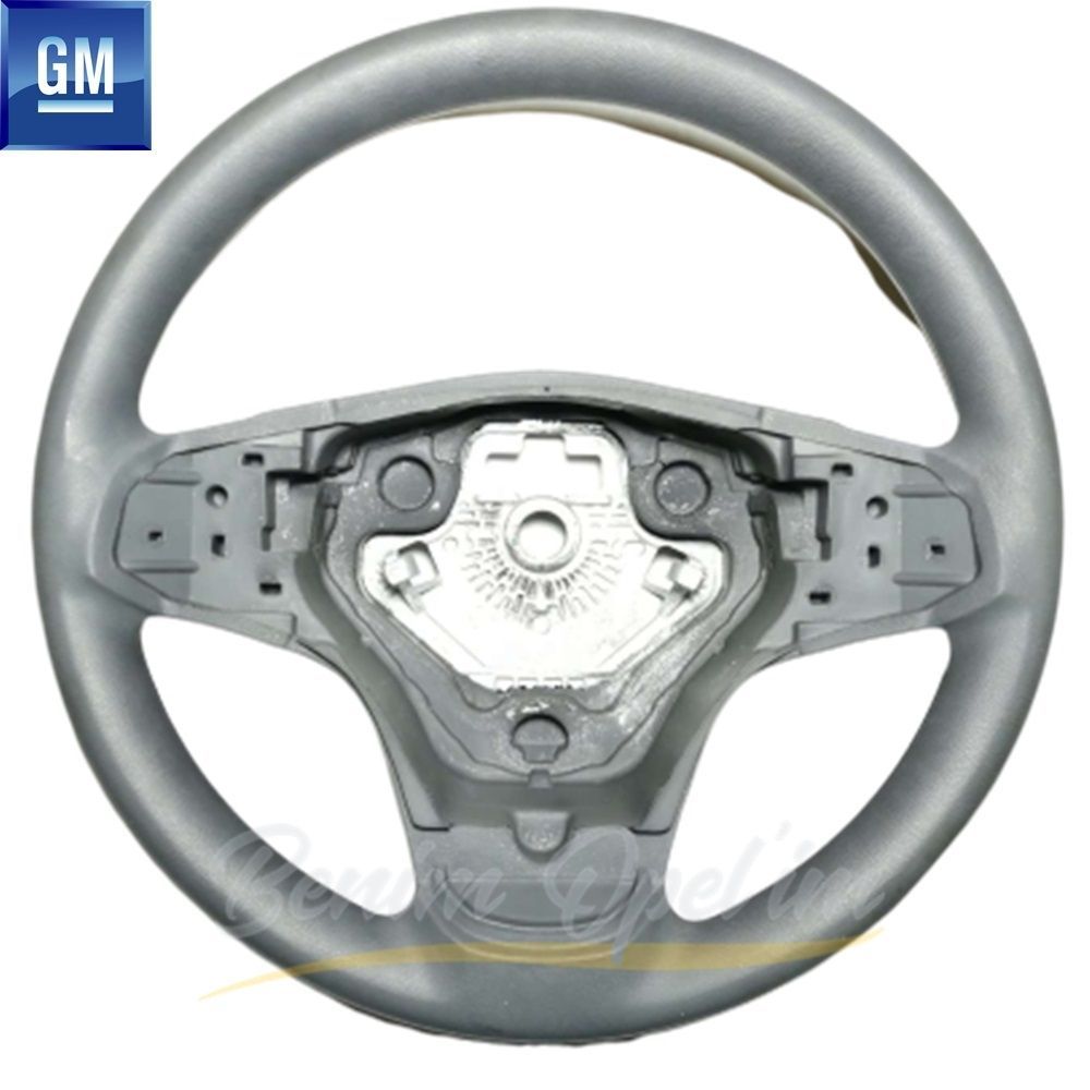 Direksiyon ve Hava Yastığı | Opel Corsa D 3 Kollu Direksiyon Simidi Siyah 370mm GM Orijinal 913325 - 13155559 | 913325 | 