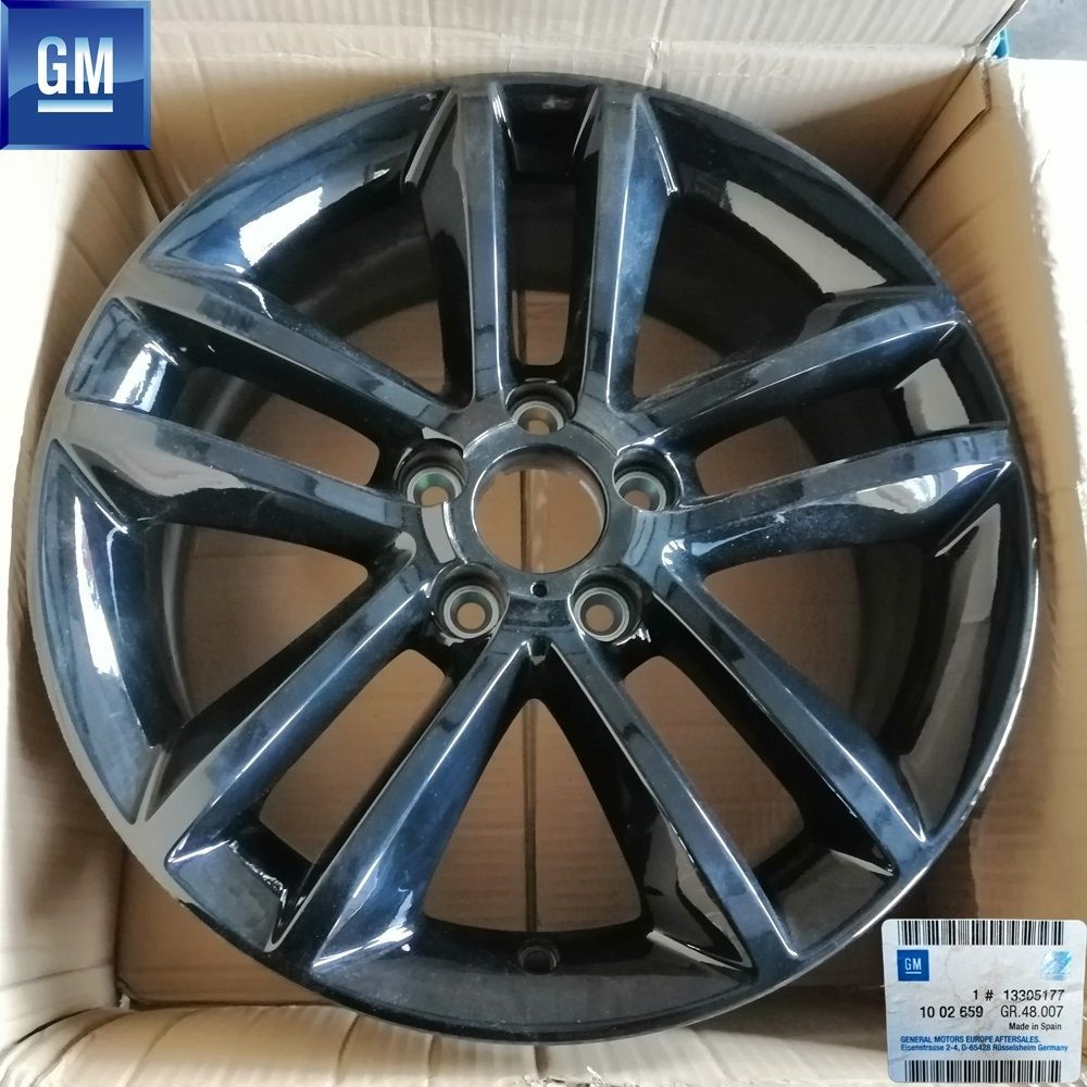 Dış Karoseri ve Kaporta | Opel Corsa D Çelik Jant Siyah 5 Bijonlu 7Jx17 17 İnç Kod: X2 1 Adet Fiyatı GM Orijinal 1002659 - 13305177 | 1002659 | 