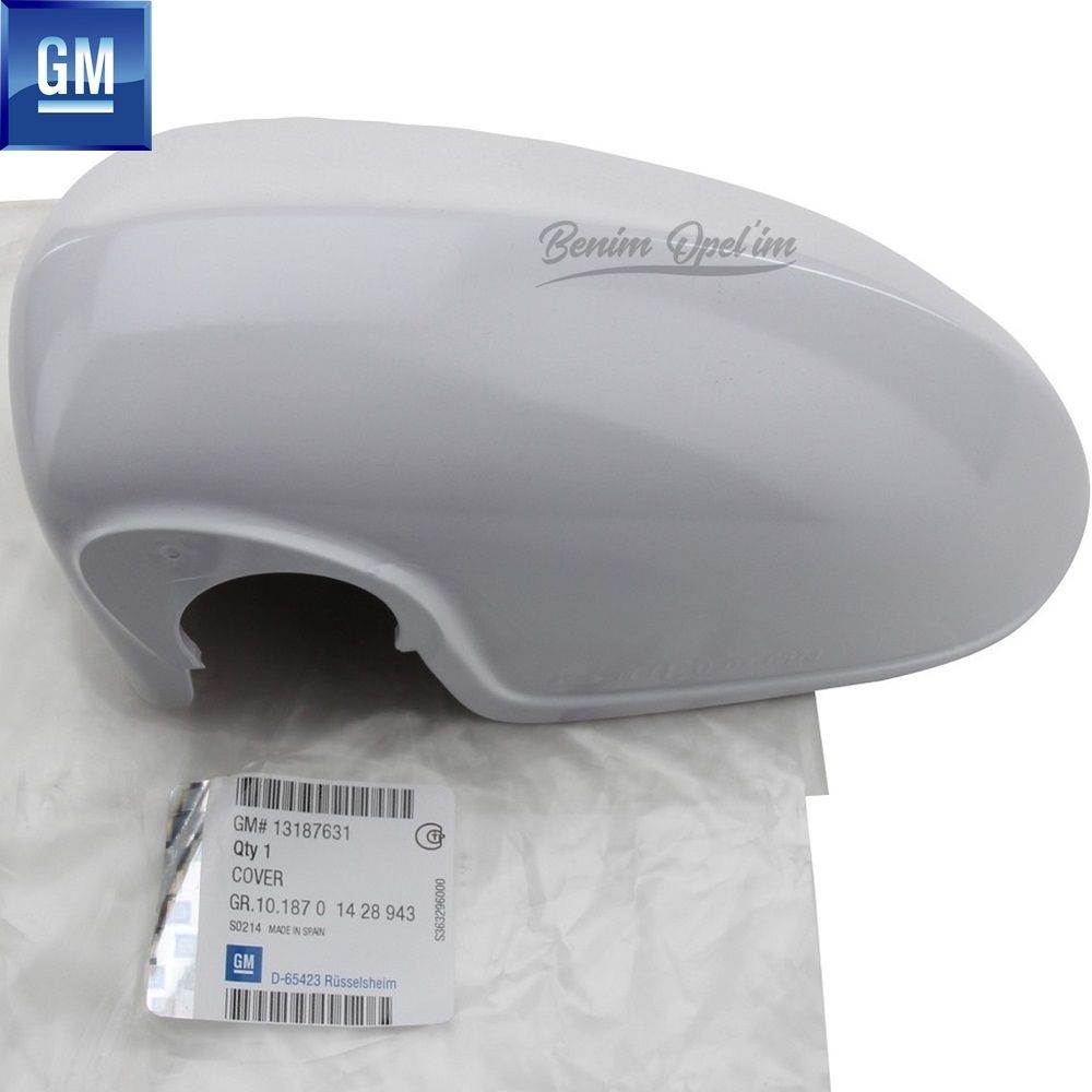 Ayna,Kapı ve Cam | Opel Corsa D, Corsa E Sol Dış Dikiz Ayna Kapağı Astarlı GM Orijinal 13187631 - 1428943 | 13187631 | 