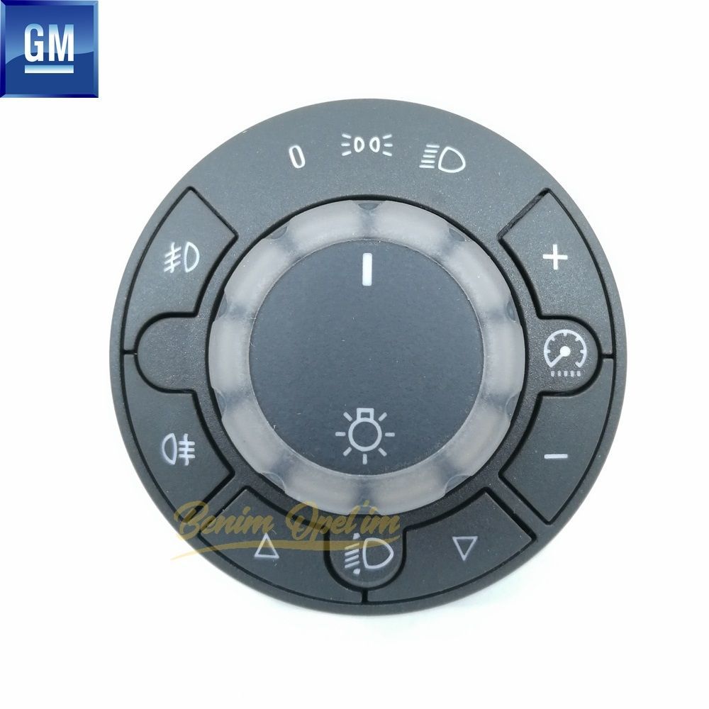 Elektrik | Opel Corsa D Komple Far Anahtarı Füme (EF) GM Orijinal 6240495 - 13249512 | 6240495 | 
