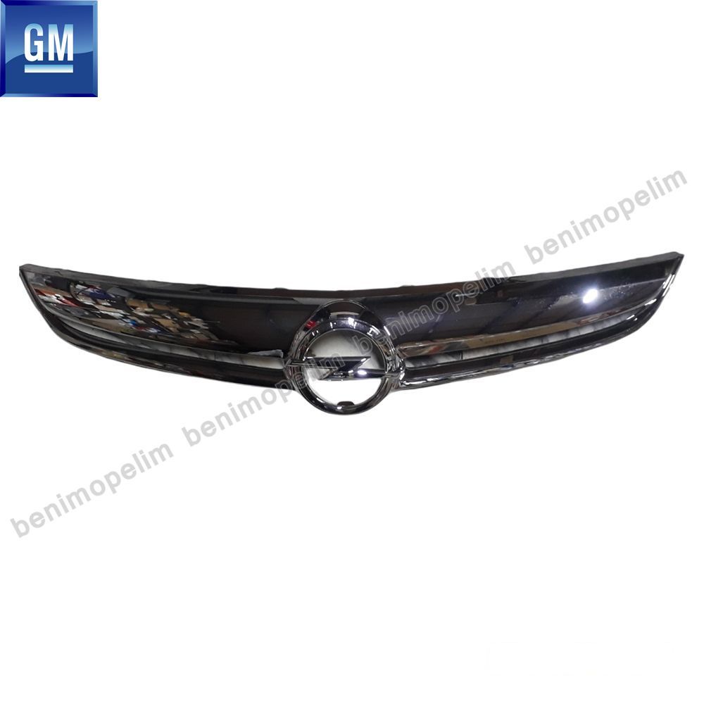 Dış Karoseri ve Kaporta | Opel Corsa D Ön Radyatör Panjuru Nikelaj 2011 Sonrası Makyajlı Kasa (3 Ayağı Kırık) GM Orijinal 1400870 - 1320180 | 1400870 | 