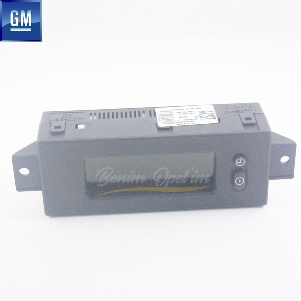 Elektrik | Opel Corsa D Orta Yol Bilgisayarı (Ud Saat, Tarih, Derece Bilgi Göstergesi) GM Orijinal 1236092 - 13373979 | 1236092 | 