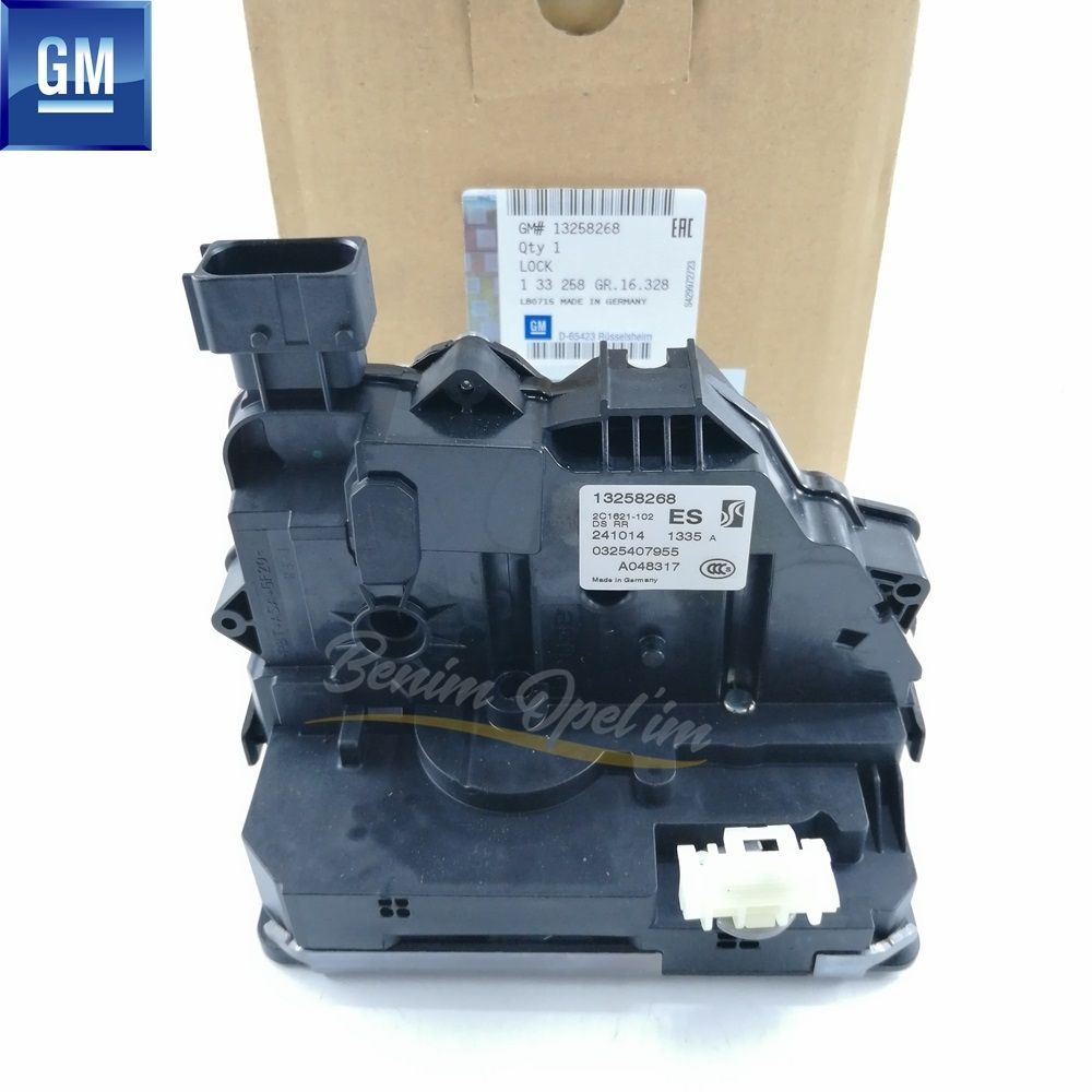 Ayna,Kapı ve Cam | Opel Corsa D Sağ Arka Kapı Kilidi (ES) GM Orijinal 133258 - 13258268 | 133258 | 