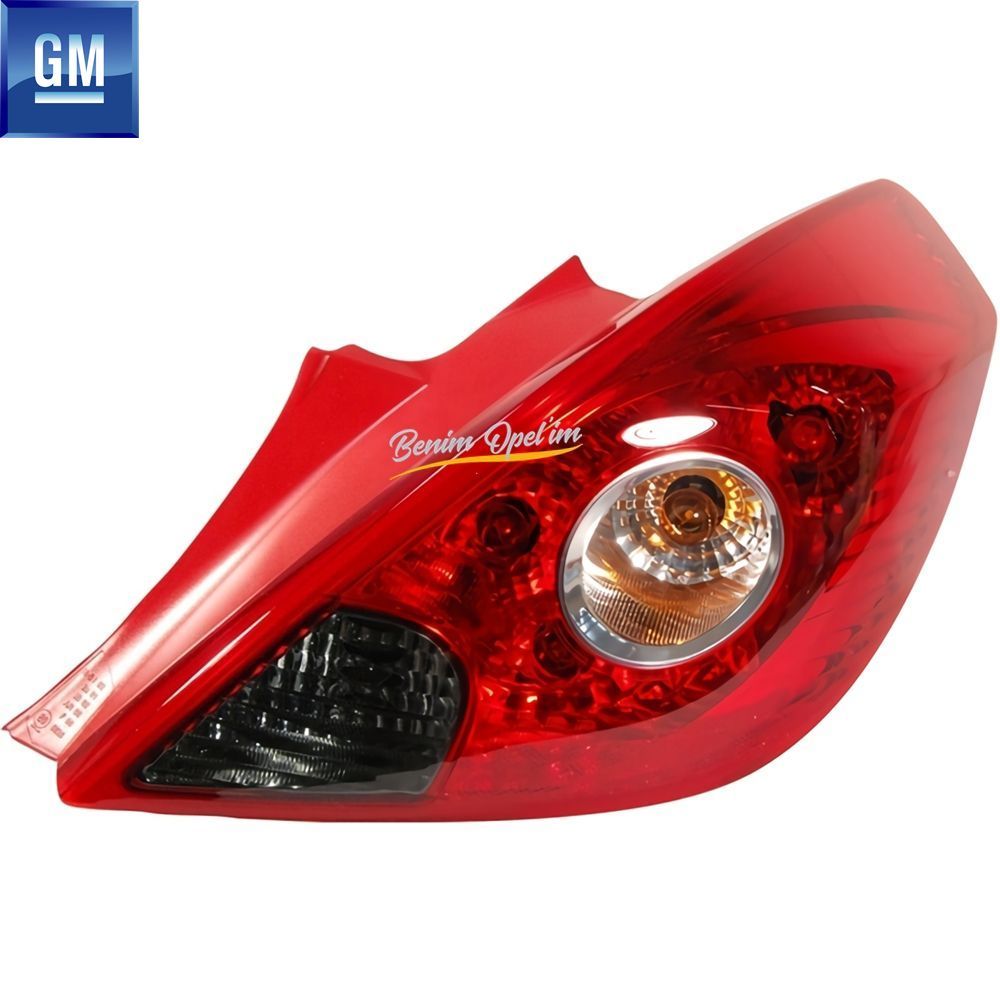 İç ve Dış Aydınlatma | Opel Corsa D Sağ Arka Stop Lambası 3 Kapılı (EM) GM Orijinal 1222131 - 93189091 | 1222131 | 